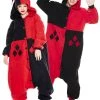 Music Legs Innocent Jester Couple Costume 2 Music Legs Innocent Jester Couple Costume