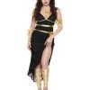 Music Legs Warriors & Goddness Heavenly Dark Goddess Women Costume
