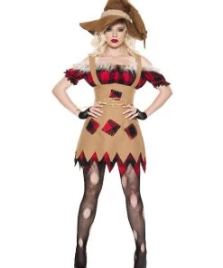 Music Legs Witches Vampire And Devils Living Scare Crow Women Costume