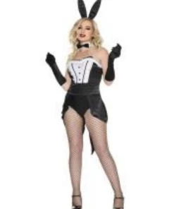 Music Legs Ladies Tuxedo Madame Bunny Teddy Costume Set