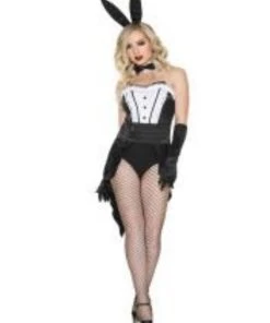 Music Legs Ladies Tuxedo Madame Bunny Teddy Costume Set