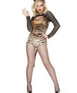Music Legs Fierce Tigress Costume
