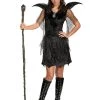 Disguise Kids Licensed Costumes Maleficent Black Gown Tween/Teen Deluxe
