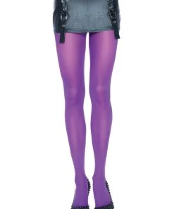 Leg Avenue Molli Nylon Spandex Women's Tights Sheer Opaque Tights