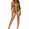 Leg Avenue Teddy And Bodysuits Higher Love Fishnet Bodysuit