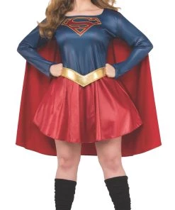 Rubies Rubie's Plus Size Adult Supergirl TV Curvy Costume Ladies Licensed Costumes