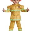Disguise Fireman Muscle Toddler Costume 2 Disguise Fireman Muscle Toddler Costume