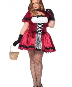 Leg Avenue Gothic Red Riding Hood Costume 7 Leg Avenue Gothic Red Riding Hood Costume