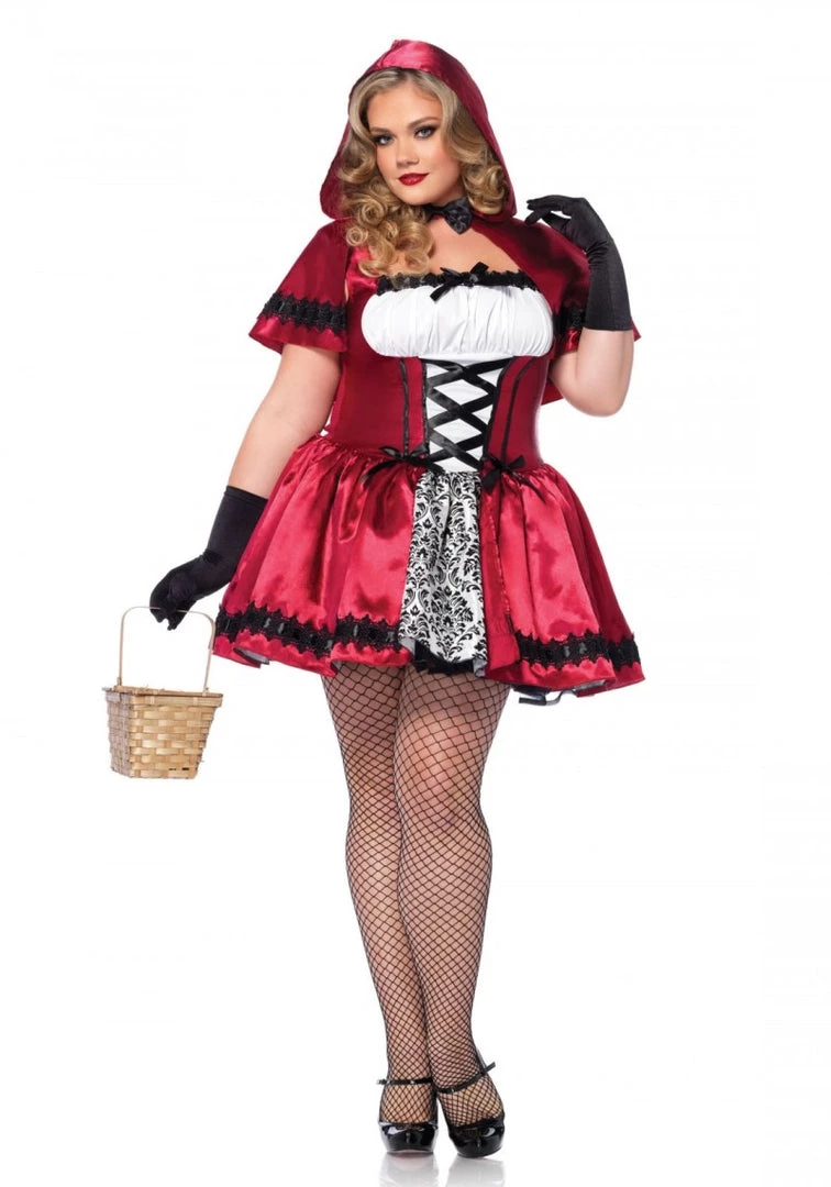 Leg Avenue Gothic Red Riding Hood Costume 5 Leg Avenue Gothic Red Riding Hood Costume
