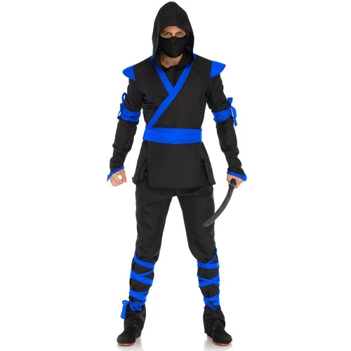 Leg Avenue Mens 5 PC Ninja Costume Mens Ninja 6 Leg Avenue Mens 5 PC Ninja Costume Mens Ninja