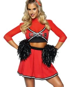 Leg Avenue Varsity Babe Cheerleader Costume School Girls 8 Leg Avenue Varsity Babe Cheerleader Costume School Girls