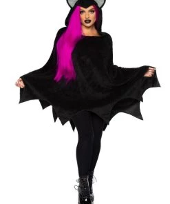 Leg Avenue Furry Bat Costume Poncho Animals