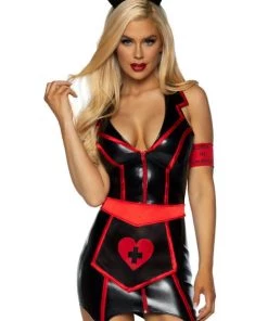 Leg Avenue Naughty Nurse Costume Military & Uniforms