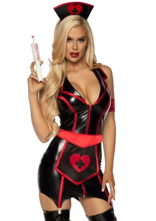 Leg Avenue Naughty Nurse Costume Military & Uniforms 5 Leg Avenue Naughty Nurse Costume Military & Uniforms
