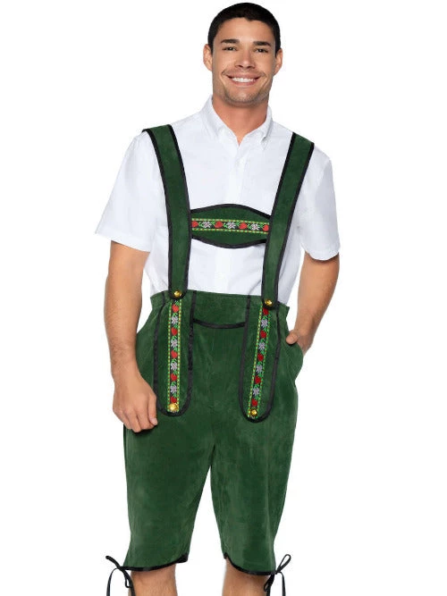 Leg Avenue Men's Beerfest Lederhosen Oktoberfest Costume Mens Classic Fun 3 Leg Avenue Men's Beerfest Lederhosen Oktoberfest Costume Mens Classic Fun