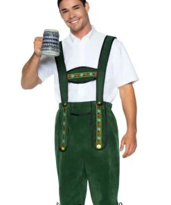 Leg Avenue Men's Beerfest Lederhosen Oktoberfest Costume Mens Classic Fun 8 Leg Avenue Men's Beerfest Lederhosen Oktoberfest Costume Mens Classic Fun