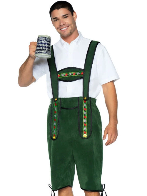 Leg Avenue Men's Beerfest Lederhosen Oktoberfest Costume Mens Classic Fun 5 Leg Avenue Men's Beerfest Lederhosen Oktoberfest Costume Mens Classic Fun