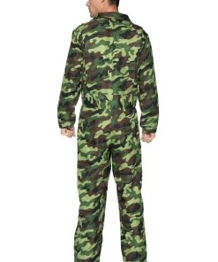 Leg Avenue Mens Military & Uniforms Mens Camo Jumpsuit Costume