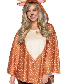 Leg Avenue Fawn Poncho Animal Costume With Hood