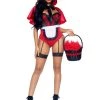 Leg Avenue Naughty Miss Red Riding Hood Costume Fairytale & Fanasty