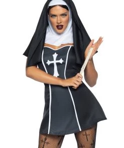 Leg Avenue Naughty Nun Costume Military & Uniforms