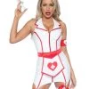Leg Avenue Military & Uniforms ER Hottie Nurse Vinyl Costume