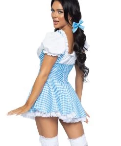 Leg Avenue Gingham Dress With Lace Up Front And Split Skirt Accent. Design Your Own Costumes 12 Leg Avenue Gingham Dress With Lace Up Front And Split Skirt Accent. Design Your Own Costumes