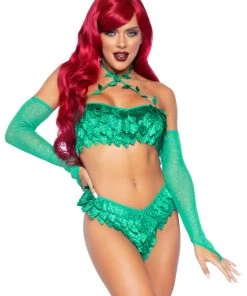 Leg Avenue Poison Temptress Bikini Costume Fairytale & Fanasty