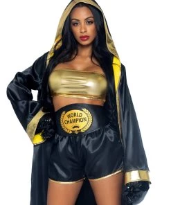 Leg Avenue Prize Fighter Boxer Costume Military & Uniforms