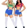 Leg Avenue Classic Fun Gamer Sidekick Sexy Costume With Hat