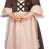 Rubies Holiday Kids Costume Rubie's Child's Colonial Girl Costume