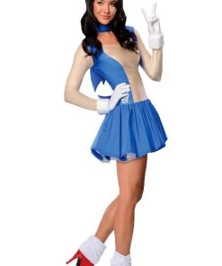 Rubies Dress Women's Sonic Costume Ladies Licensed Costumes
