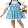 Rubies Kids Licensed Costumes Rubie's Costume Teen Wizard Oz Adult Dorothy Dress Hair Bows