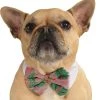 Rubies Pets Accessories Dog Poinsettia Bow Tie