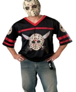 Rubies Mens Licensed Costumes Adult Jason Hockey Jersey And Mask