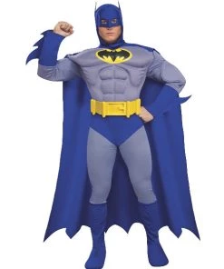 Rubies Deluxe Muscle Chest Adult Batman Costume - Brave And The Bold