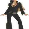 Rubies Ladies Licensed Costumes Secret Wishes Black Women’s Elvis Presley Costume