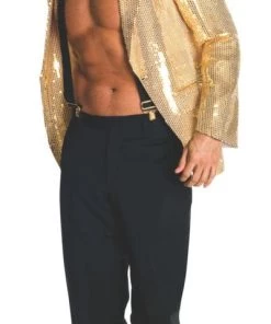 Rubies Costume Mens Gold Sequin Jackets