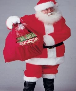 Roma 8 Piece Regal Plush Santa Suit Mens Holiday
