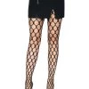 Leg Avenue Women's Rhinestone Jumbo Pothole Net Tights