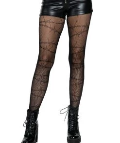 Leg Avenue Women's Dark Alternative Fishnet Tights