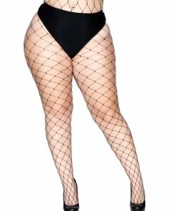 Leg Avenue Net & Lace Tights Isla Fence Net Tights