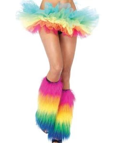 Leg Avenue Rainbow Organza Layered Tulle Tutu Skirt