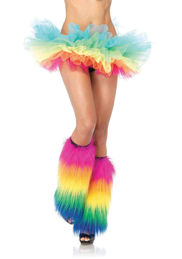 Leg Avenue Rainbow Organza Layered Tulle Tutu Skirt 3 Leg Avenue Rainbow Organza Layered Tulle Tutu Skirt