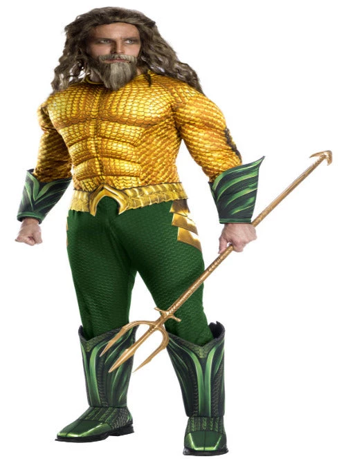 Rubies Mens Licensed Costumes Adult Aquaman Deluxe Aquaman Costume 3 Rubies Mens Licensed Costumes Adult Aquaman Deluxe Aquaman Costume