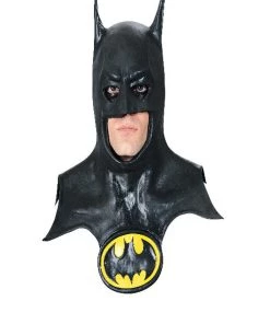 Rubies Adult Batman Mask With Cowl And Logo Face Mask