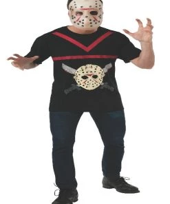 Rubies Adult Jason Shirt And Hockey Mask