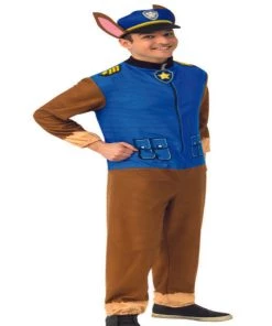 Rubies Mens Licensed Costumes Shop Imported Adult PAW Patrol Chase Jumpsuit Costume Online