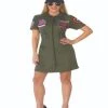Rubies Adult Top Gun Female Costume 2 Rubies Adult Top Gun Female Costume