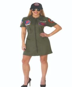 Rubies Adult Top Gun Female Costume